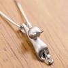 VENTFILLE Copper Necklaces Cats PendantsNecklaces Pure Kitty Womens Fashion Animal Personalized Gifts High Quality