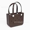 Borse estive carine con buchi Borsa a spalla in EVA Borsa da spiaggia mini in gelatina DIY Borsa a tote