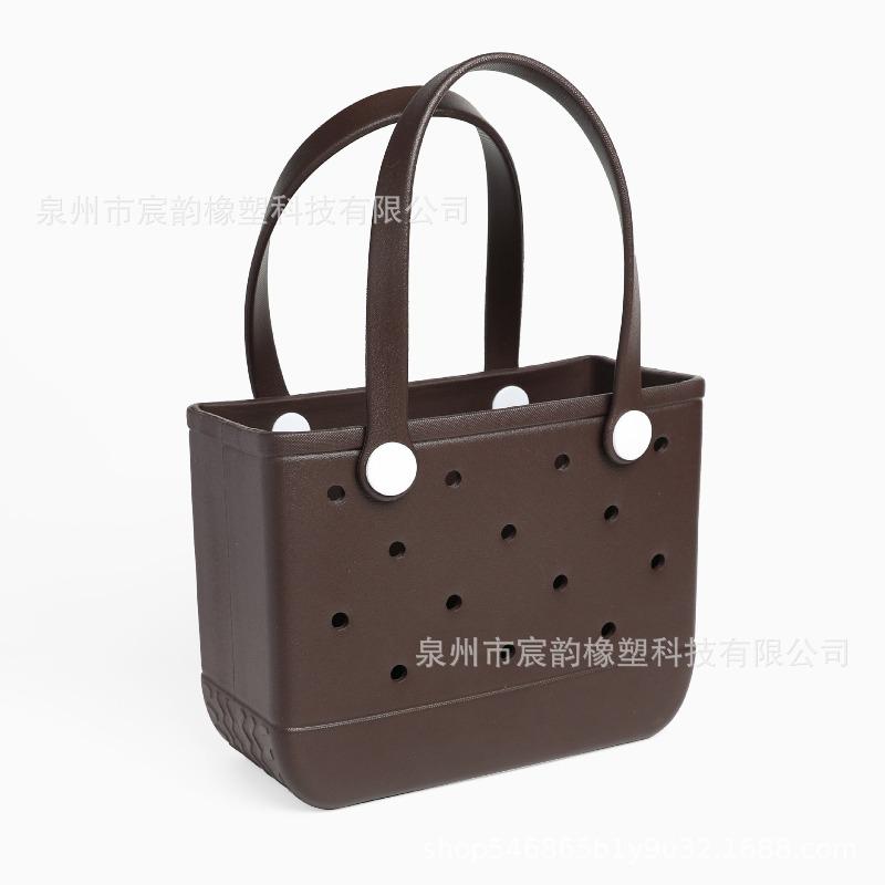 Borse estive carine con buchi Borsa a spalla in EVA Borsa da spiaggia mini in gelatina DIY Borsa a tote