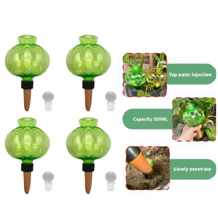 See-Through Water Holder Bulb Set for Pots with Clay Tip Waterer for Indoor Displays, Routine Watering and Desk Use