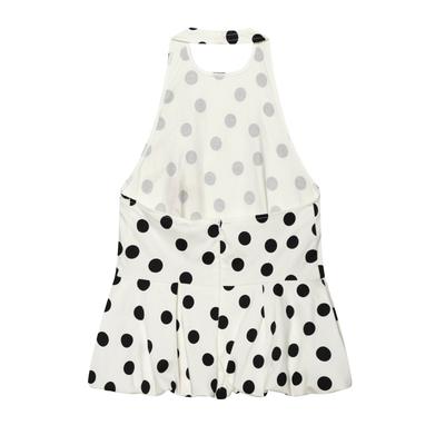 European and American Style New Women's Clothing, Versatile Fashion Polka Dot Balloon Cut Top 1165071