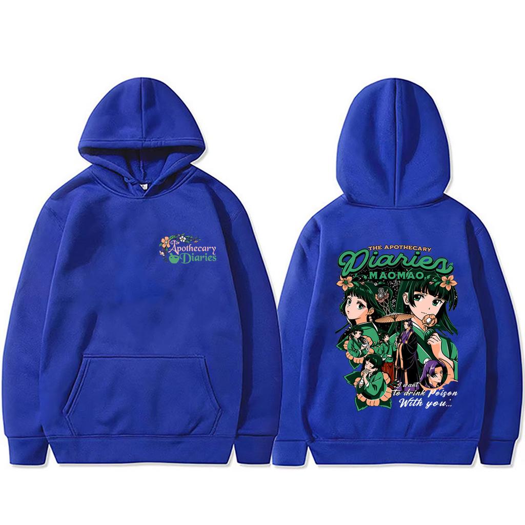 Anime The Apothecary Diaries Maomao Graphic Hoodie Men Women Casual Funny Oversized Streetwear Hoodies