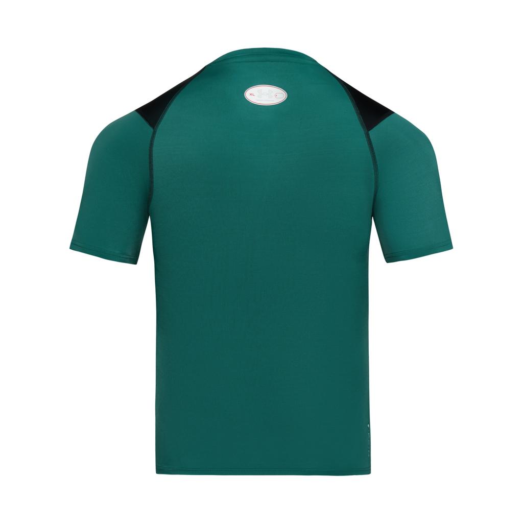 Under Armour HeatGear® Elite Training Fitness Running Lightweight Breathable Versatile Short Sleeve T-Shirt Men tops Retro-Green 6015382-338