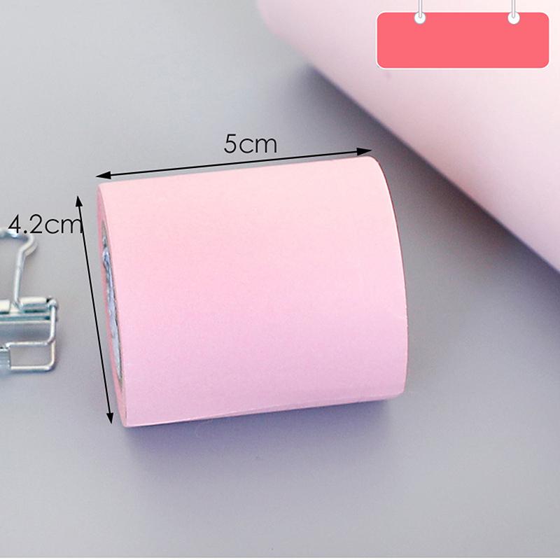 Kawaii Roller Memo Pad Sticky Note Set Refillable Adhesive Paper 8M Length School Supplies Bookmark Notebook Stationery Stickers