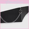 Декоративная цепочка Простой женский эластичный широкий пояс-кушак для модной молодежи