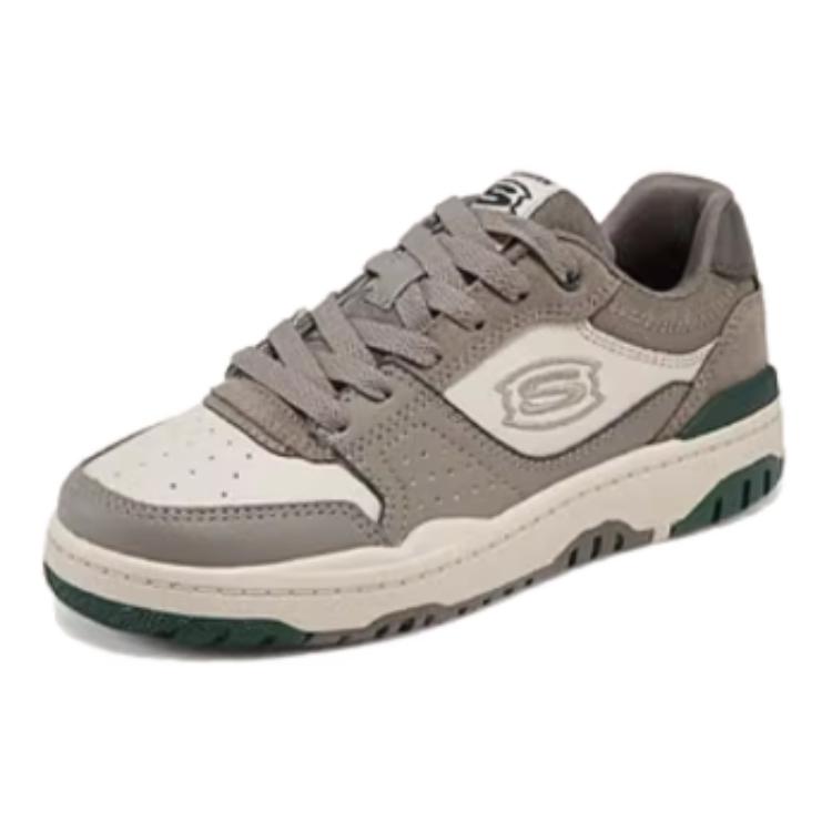 Skechers Kids Boys Comfortable Non-Slip Durable Low-Top Sneakers Kids Sneakers Gray Brown 406157L-TPE