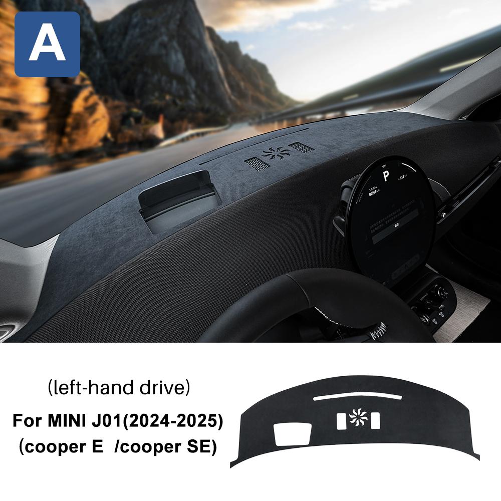Custom Fit Car Dashboard Cover Pad For 2024-2025 MINI J01 Sunshade Protector Anti-UV Dash Mats Non-slip Pads Interior Access..