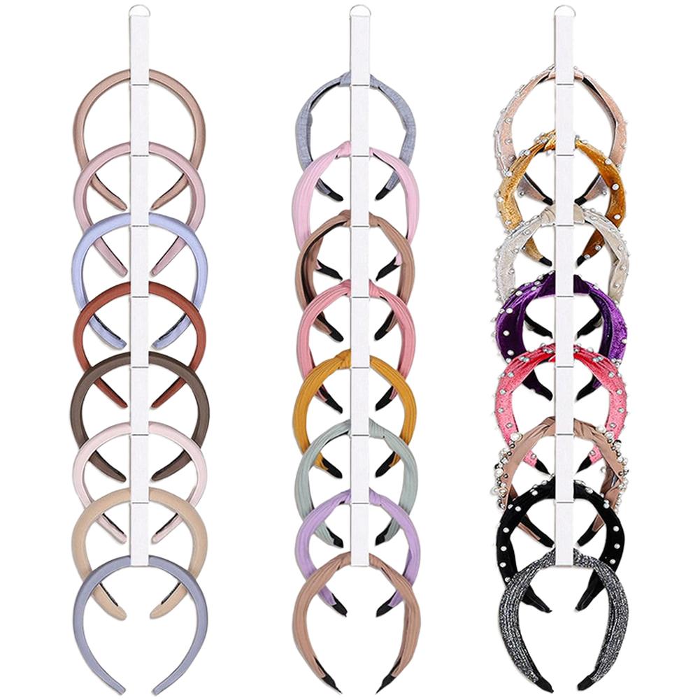 Foldable Hairband Organizer Hair Accessories Organizer Compact Headband Holder Easy Installation Lightweight And Portable