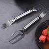 Stainless Steel Watermelon Cutter Dual Head Slicer Serving Fork Dishwasher