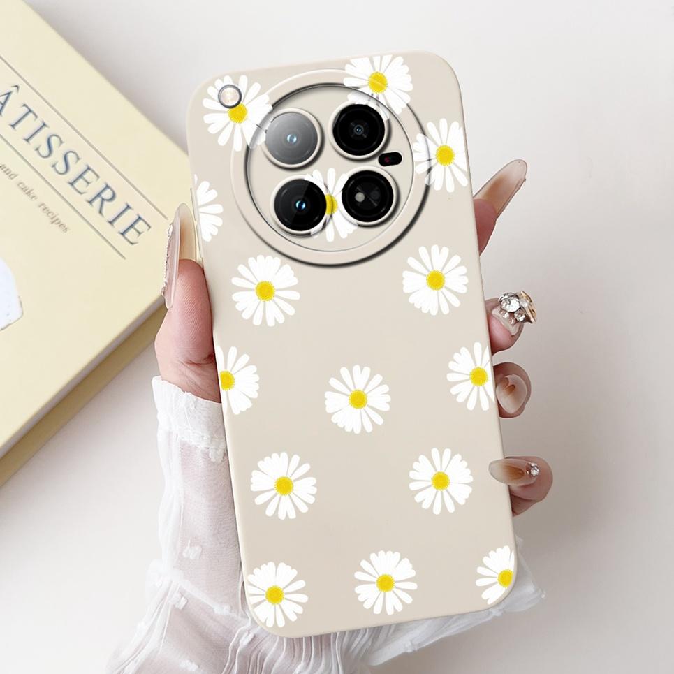 For Infinix Zero 40 4G 5G Back Cover 6.78" On Infinix X6860 X6861 Capa Flower Butterfly Women Fashion Phone Case Liquid Silicone