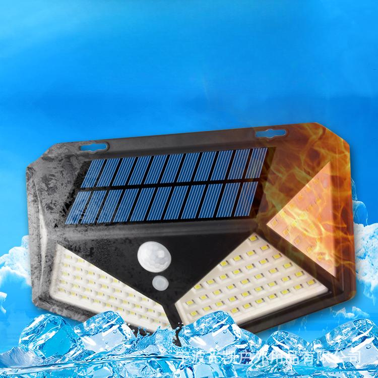 Solar-Wandleuchte 100LED Menschlichen Körper Sensing Mini Garten Licht Outdoor Wasserdicht Garage Licht Straße Licht