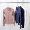 Damen 2.0 Classic Jacke mit goldenem Reißverschluss - Dünnes, hochelastisches Nylon für Frühling/Sommer Sport & Yoga