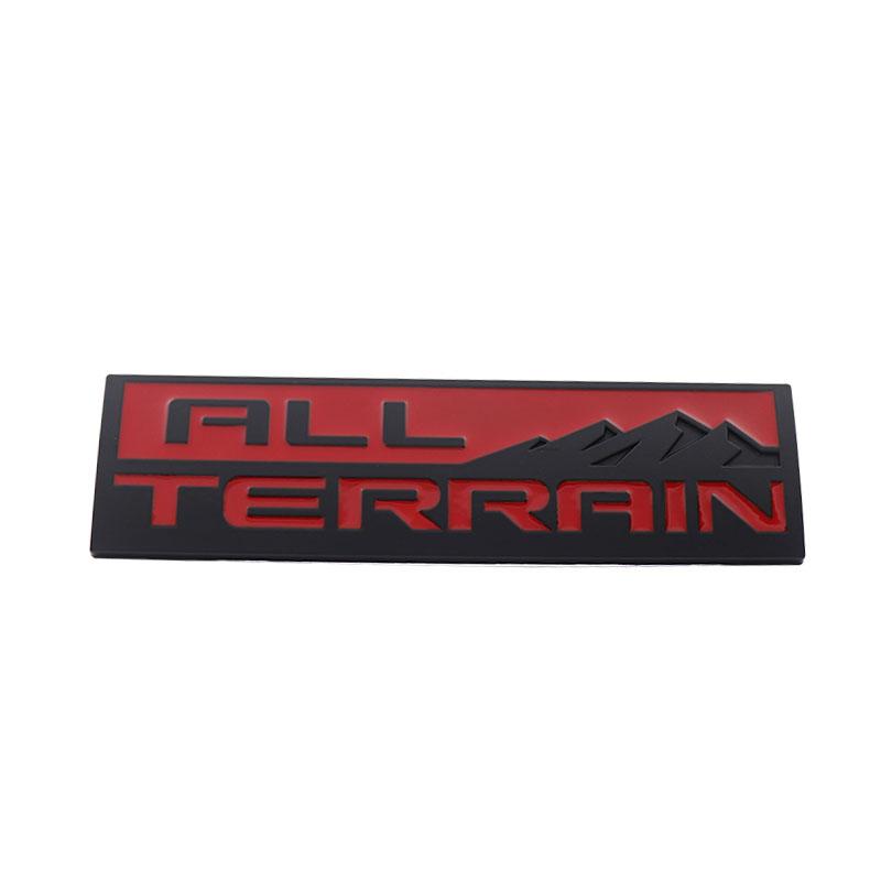 3D Car Styling ALL TERRAIN for Car Hood Fender Trunk Rear Bonnet Nameplate Decal Emblem Badge Sticker