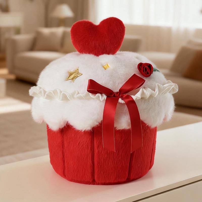 Fun Animal Cake Plush Doll Pillow Rose Siamese Cat Penguin Bear Combination Cookie Plush Toy Home Decor Valentine'S Day Gift
