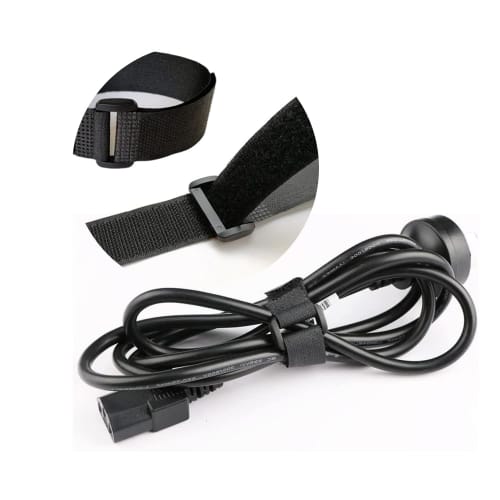 GYWHOOFT Set of 6 Velcro Elastic Cargo Tie Straps with Anti-Slip Elasticity, Adjustable Length, Multi-Purpose Tool, Disaster Preparedness, Reusable, P