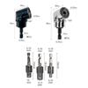 360 Degree Hand Drill Conversion Head 1/4"3/8"1/2" Hexagonal Shank To Quadrilateral Socket Universal Joint Rod Driver Connector