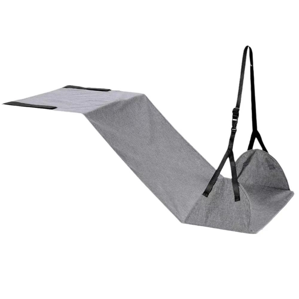 Comfortable Airplane Foot Hammock Adjustable Strap Car Foot Sling  Long Distance