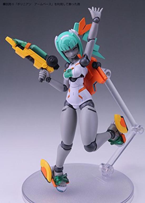 Polynian Mel PVC ABS Painted Movable Figure (Gray Fresh) Non-scale &