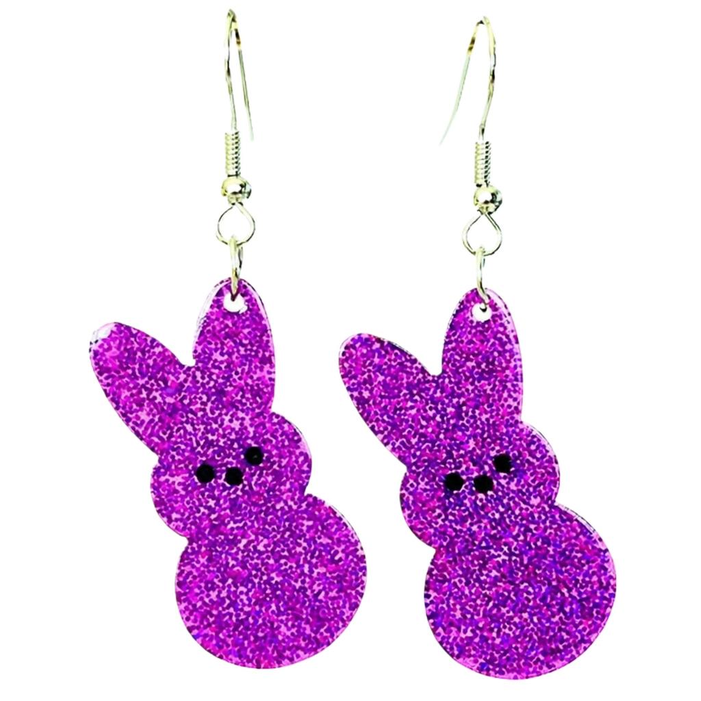 Easter Egg Dangle Earrings Lightweight Polymer Clay Handmade Drop Earrings with Hook Fastening Suitable for Daily Wear and Special Occasions