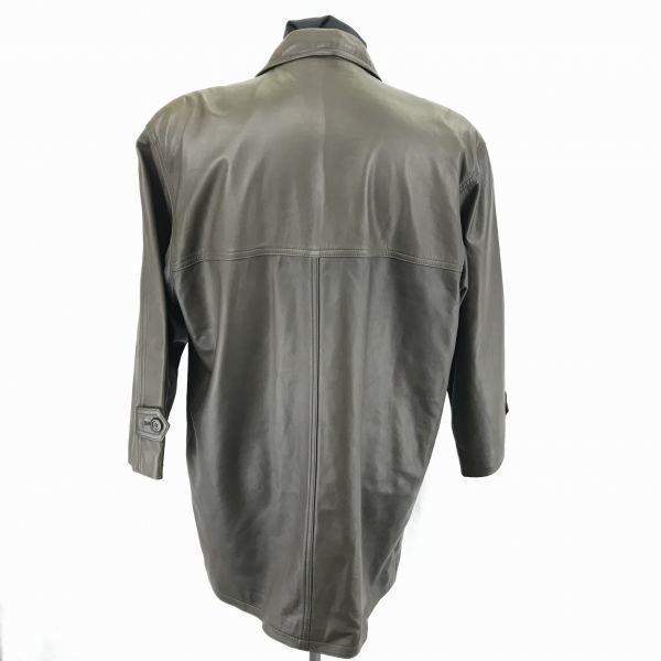 Made In Japan/ANTESCO/Genuine Lamb Leather Chesterfield Coat/Outerwear/M/Brown/(USED)