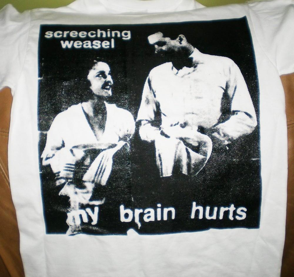 Christmas gift Screeching Weasel My BrainHurts Gift Family Unisex S-235XL 24D55 Unisex T-Shirt S