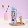 750ML KPop Demon Hunters Sports Water Bottle Rumi Mira Zoey High-capacity Straw Cup Portable Outdoor Sports Drinking Cup Gifts
