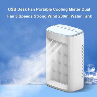 USB stolní ventilátor Přenosný ventilátor klimatizace Ventilátor vodního chlazení Stolní stolní ventilátor Tiché otáčení o 360 stupňů