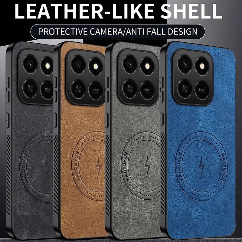 Case For honor 400 Smart x7D 5G 4G Magsafe Magnetic Luxury Matte Armor Shockproof Simple Cover For honor X7d Shell Bumper Funda