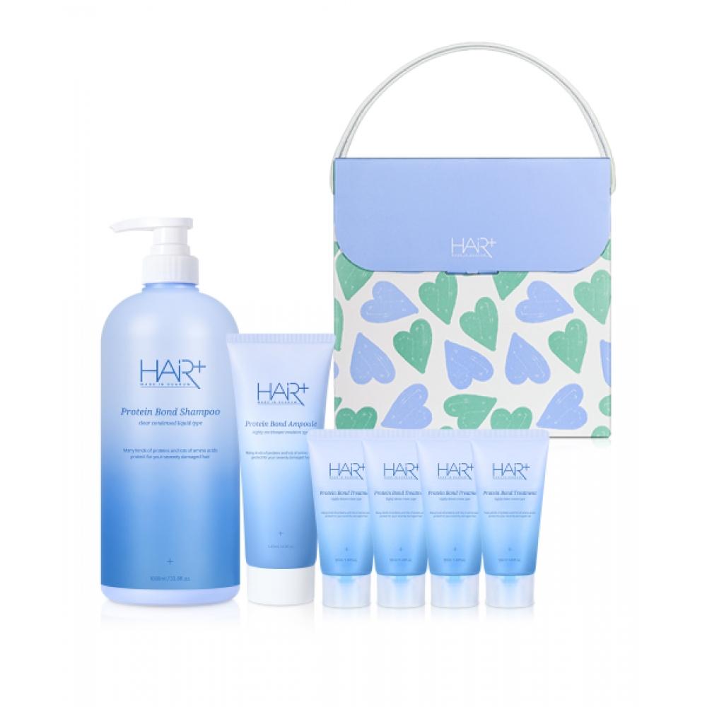 Hairplus Extremely Damaged Hair Shampoo Essence Protein Daily Care Gift Set none