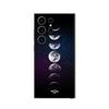 Phone Case - MANIACASE - Samsung Galaxy S25 Ultra - Silicone TPU - Black - NIGHT STAR MOON PHASE