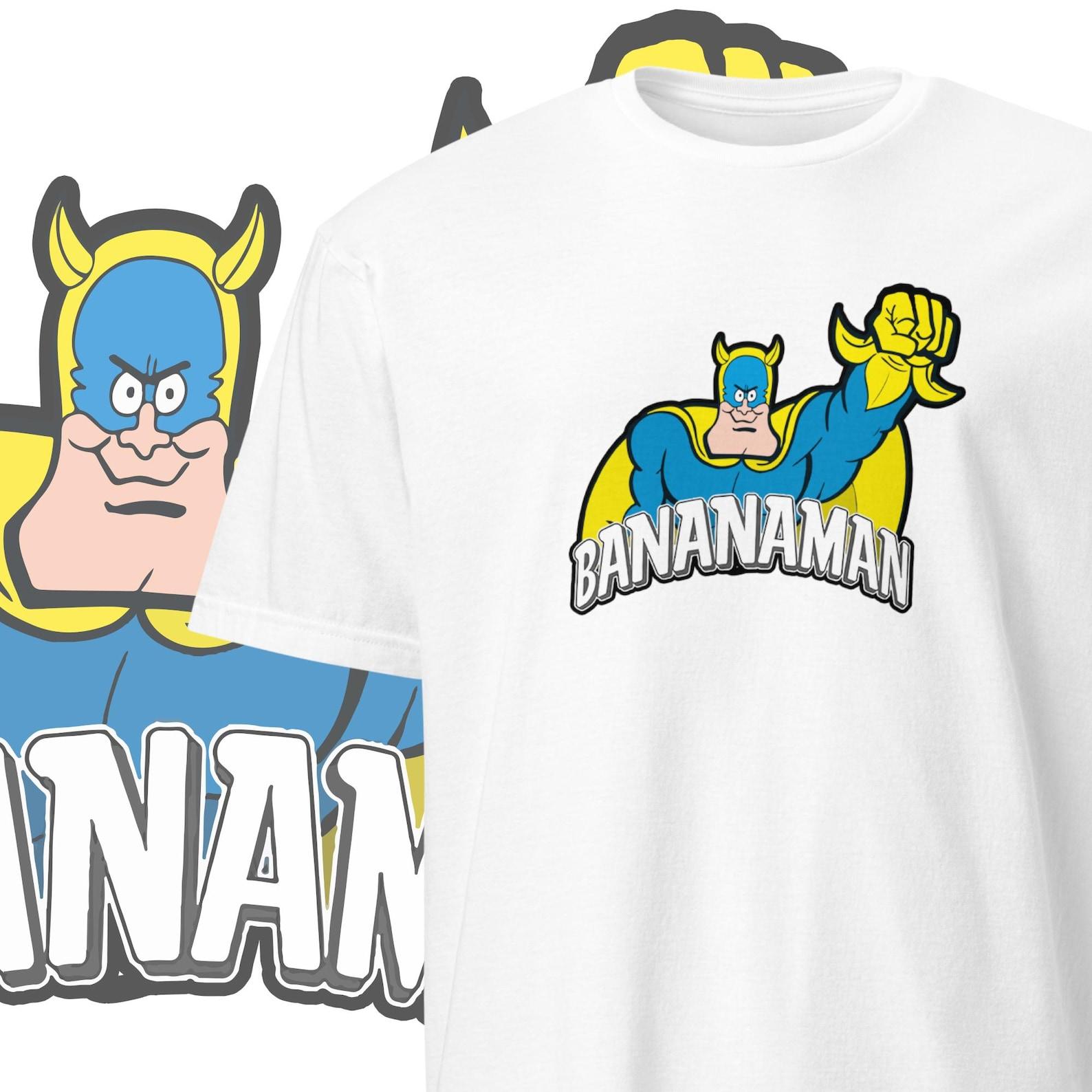 Bananaman T shirt Retro Cartoon Clothing M