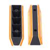 2PCS Rectangle Reflective Sign Road Stud Marker for Highway Traffic Warning Facilities(YellowWhite )