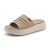 Ciabatte da Donna Estive Piattaforma Fondo Spesso Punta Aperta Slip-On Sandali Casual da Spiaggia per Vacanze Taglie Forti Scarpe Casual Slip-On