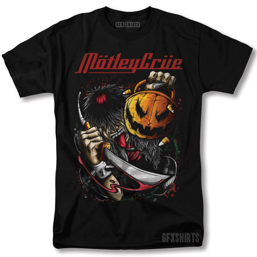 Футболка Motley Crue Классический Хэви-метал Рок-тур Винтажный Графический Дизайн Футболка Унисекс Футболка XL