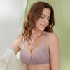 Luxury gathering seamless comfortable lace underwear without steel ring beautiful back bra upper support anti-sagging underwear