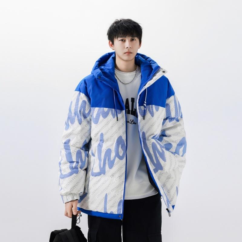 

Модная и простая новая зимняя куртка-пуховик с капюшоном, повседневная и модная белая куртка из утиного пуха, устойчивая к холоду 3XL