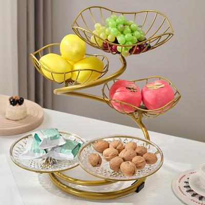 5 Tier Fruit Basket Bowl for Kitchen Countertop Storage Solution