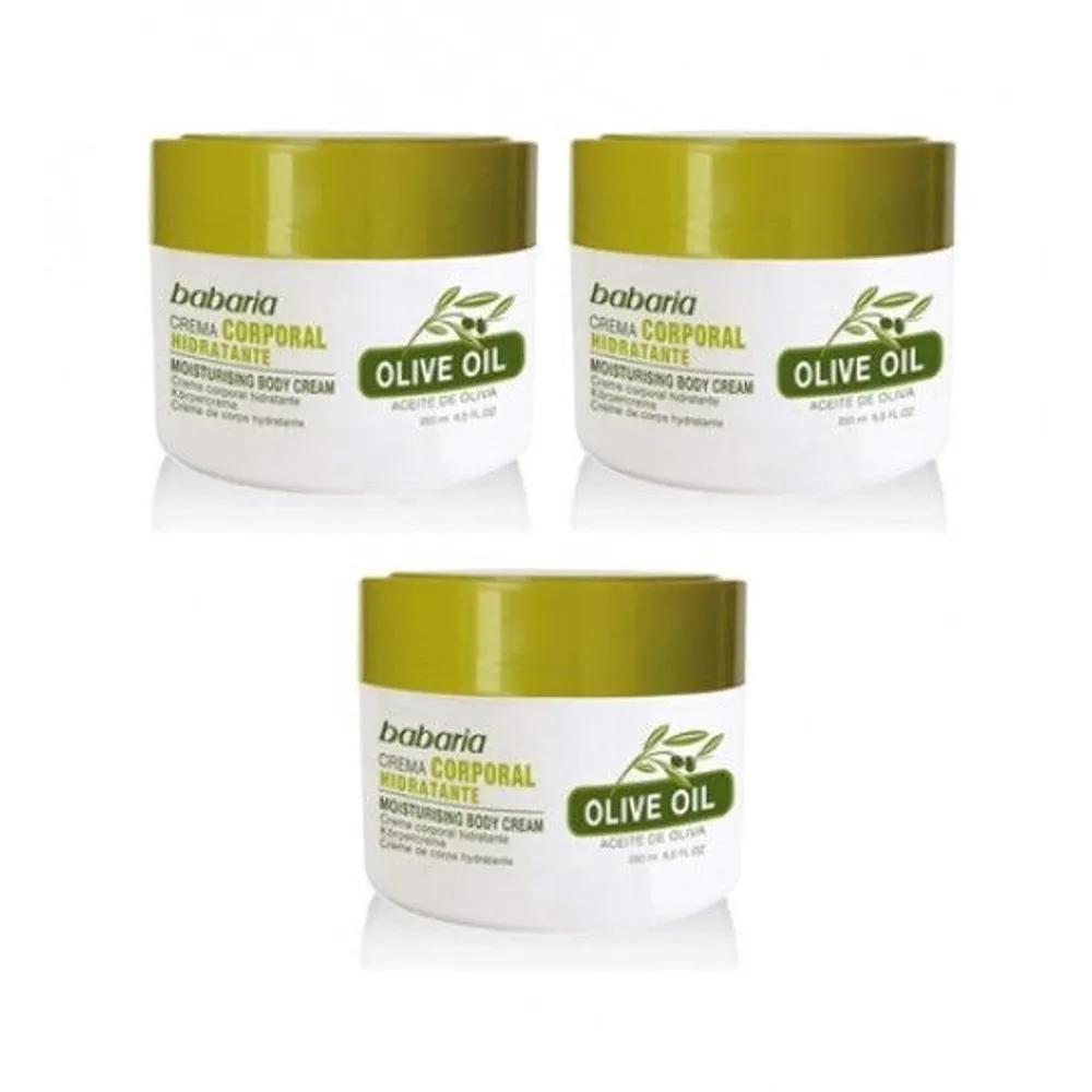 Bavaria Olive Oil Moisturizing Body Cream 250ml x 3