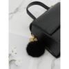 MAIA Mink Fur Keychain & Charm - Black