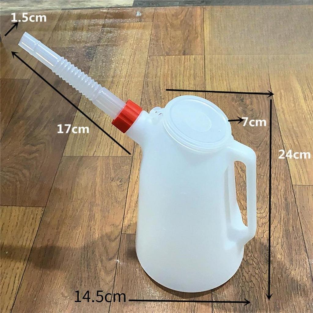 Automotive Oil Dispenser Jug with Measuring Scale And Spout for Vehicles