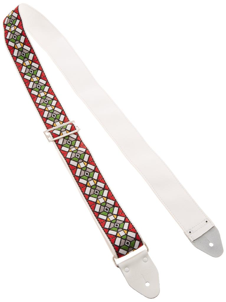 Souldier Ace Replica Straps Soldier Guitar Stained Glass Red VGS178 - Strap,