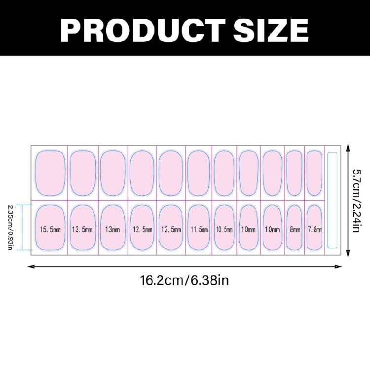 Wearable Gels Nails Stickers French Styles Nails Art Stickers Nails Polish Wraps Cured Gels Nails Strips