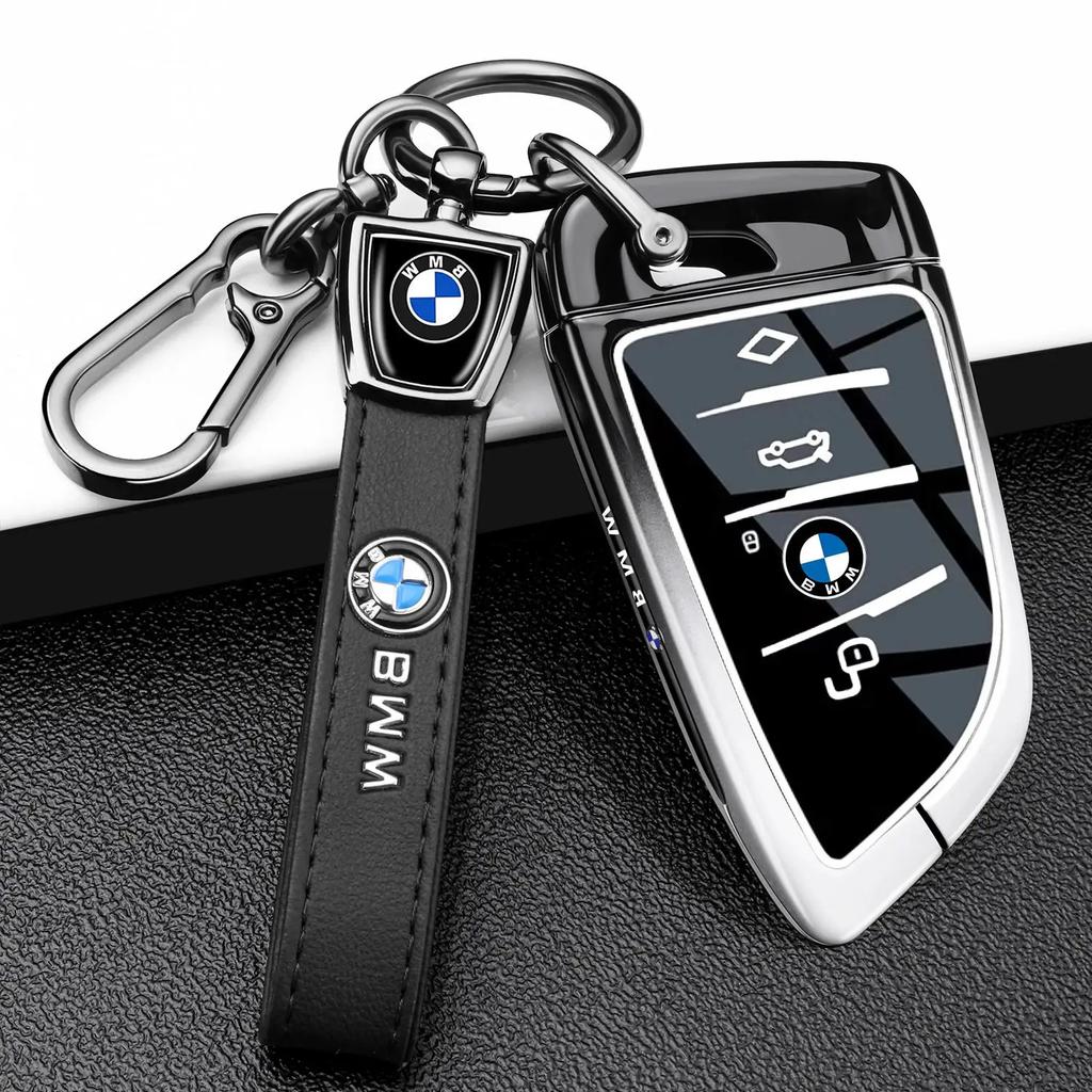 ORWI7 Car Key Case Cover Key Bag For BMW F20 G20 G30 X1 X3 X4 X5 G05 X6 Accessories Car-Styling Holder Shell Keychain Protection