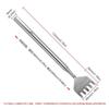 Retractable Stainless Steel Itch Scratcher, 16-50cm Adjustable Back Scratcher with 5 Sections