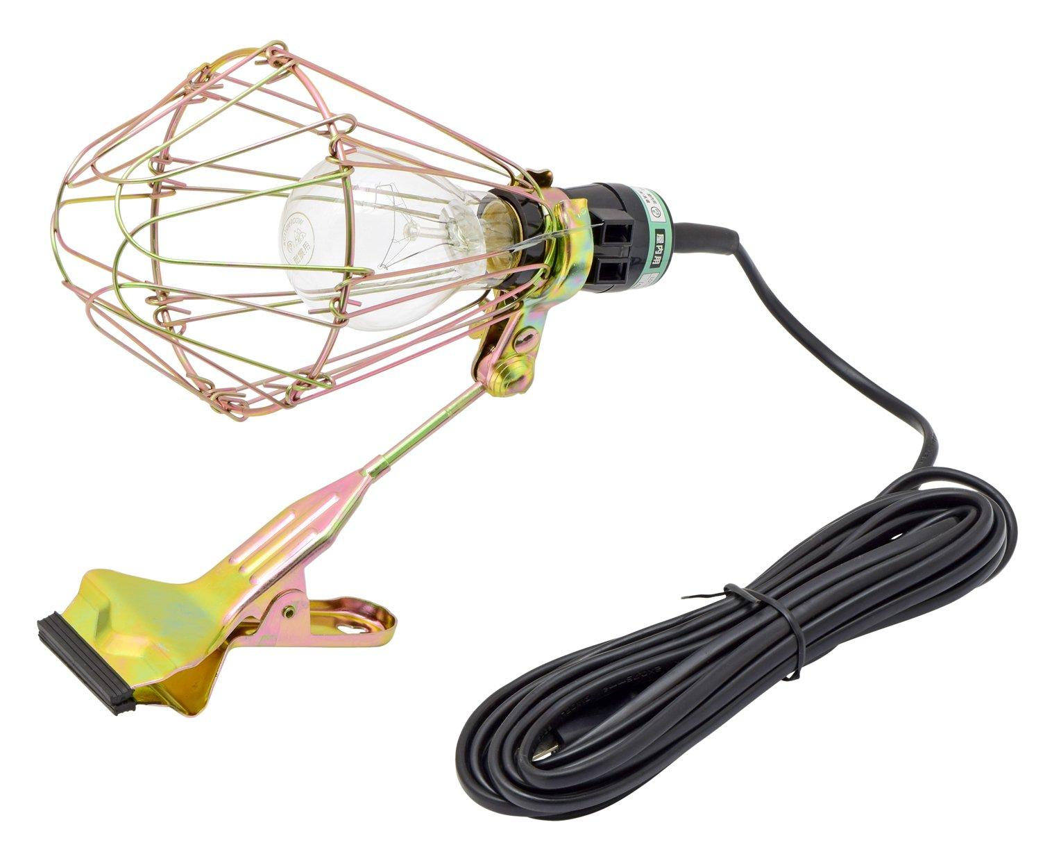 

Takagi Clip Light 100W Ball EARTH MAN Connected Angle Work Construction Site Plant Cultivation Earthquake-resistant CLT-110 [With Outlet] [Caliber