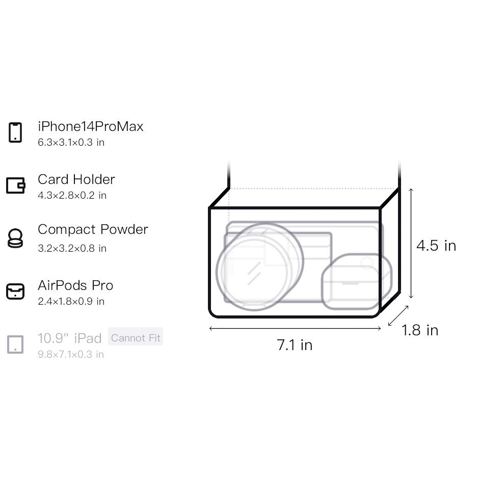 New MLB Polyester Camera Bag One Shoulder Crossbody Fanny Pack Regular Unisex White 3ACRS0316-50CRS