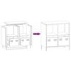 Sideboard Olive Green 68 X 39 X 73.5 Cm Cold Rolled Steel
