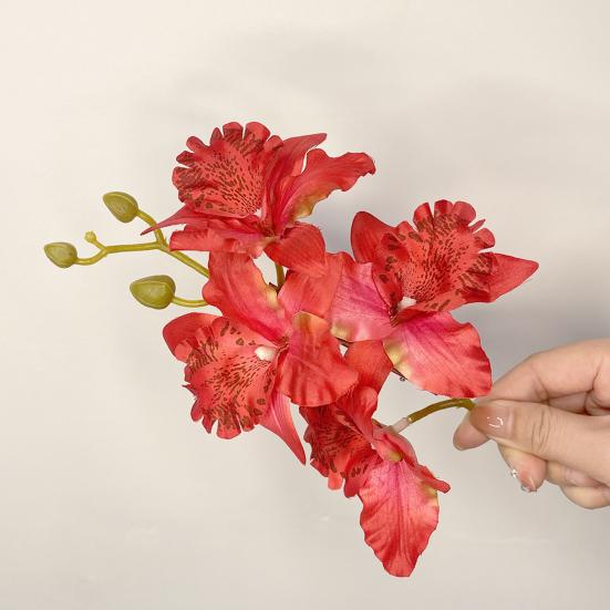 Damen Haarspange Lebendige Farbe 3D Blumendekor Pony Haarspange Bunte Haarnadel