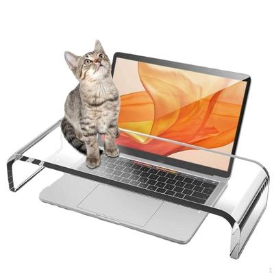Suporte para Computador, Suporte para Monitor Organizador de Mesa, Rack de Armazenamento Fácil de Limpar