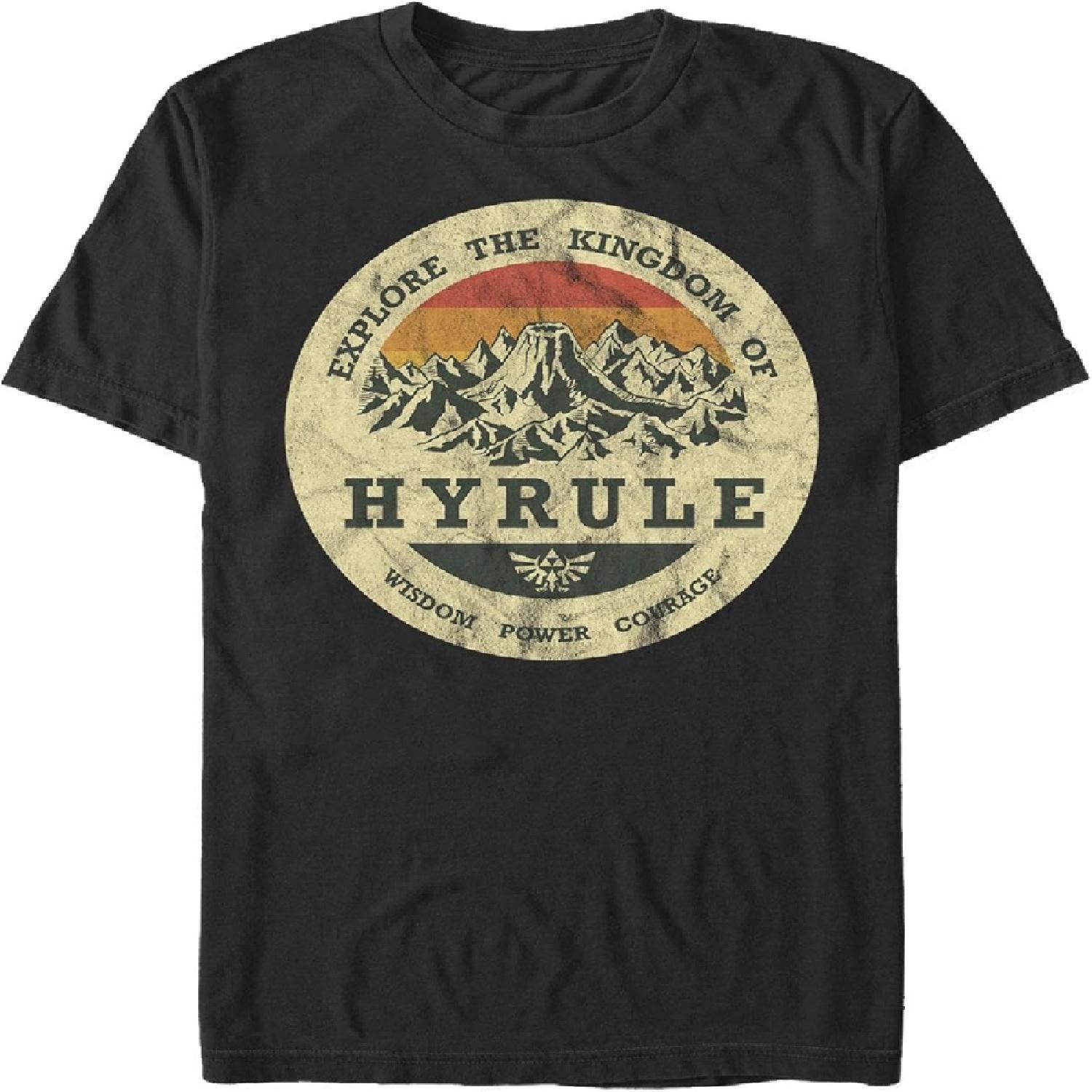 Men s Nintendo Legend of Zelda Explore Hyrule T-Shirt S